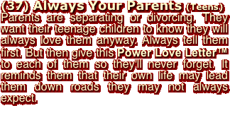 (37) Always Your Parents (Teens)