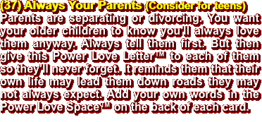 (37) Always Your Parents (Consider